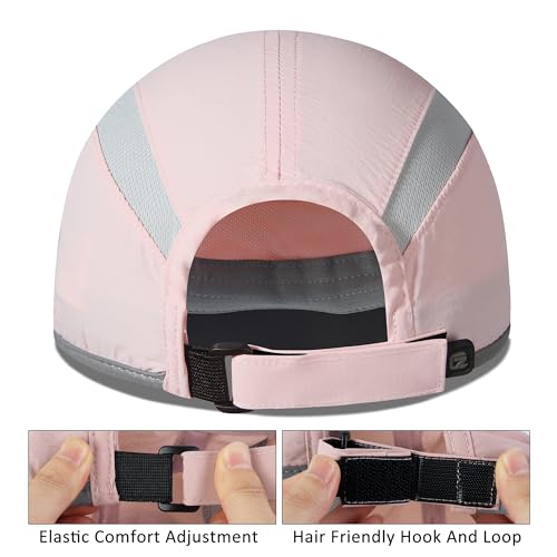 Image of GADIEMKENSD Reflective Folding Outdoor Hat Unstructured Design UPF 50+ Sun Protection Sport Hats for Womens and Mens