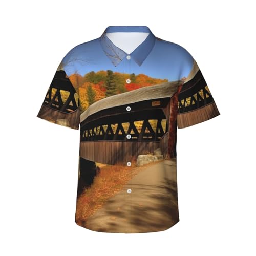 Chemise hawaïenne Albany boutonnée à manches courtes homme pour vacances