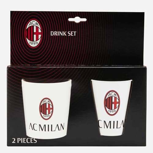 ILS I LOVE SHOPPING Juego de regalo de vaso + taza en caja de regalo para aficionados sin BPA para niños, producto oficial (Milan)