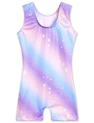 Image of TENVDA Girl's One Piece Swimsuit Sparkle Sleeveless One-Piece Bathing Suits Swimwear for Kids 2-12 Years Old