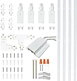 Photo Gallery yuemegou kit completo di hardware e binario per sistemi di illuminazione ferroviari tipo h da 4 m, connettore a baldacchino galleggiante, connettori terminali live, i, t e l. set di grande valore per Photo Gallery yuemegou kit completo di hardware e binario per sistemi di illuminazione ferroviari tipo h da 4 m, connettore a baldacchino galleggiante, connettori terminali live, i, t e l. set di grande valore per