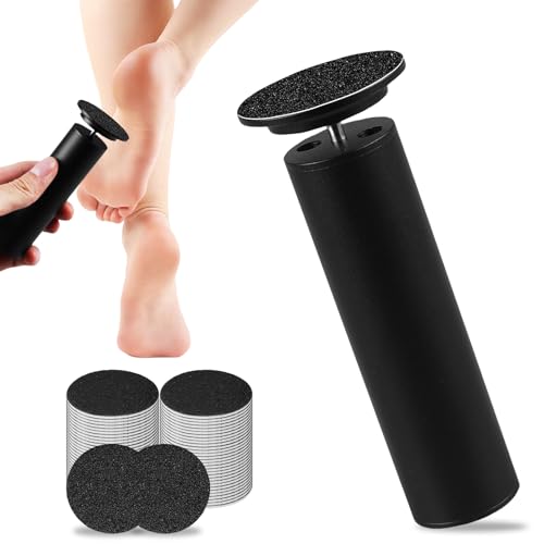 Pedicure Elettrico Professionale,Rimozione Calli Elettrico Con 60 Dischi Di Carta Vetrata,Piedicure Elettrico,Lima Elettrica Per Piedi Per Cura Dei Pi