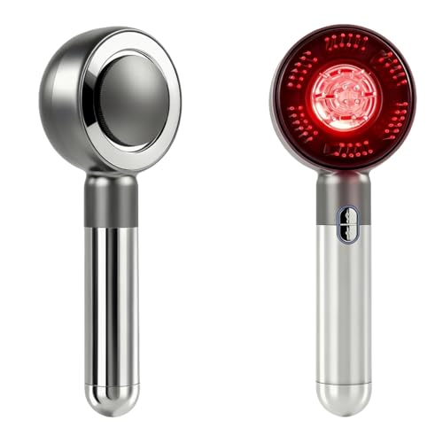 YXYOUNG Multi Functional 3 in 1 Electric Scalp Massager Hair Growth, Red Light Therapy Scalp Massager with Oil Applicator, Portable Smart Scalp Hair Brush IPX7 Waterproof