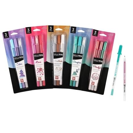 Sakura Gelly Roll Sets 15 bolígrafos gel multicolor miniatura 1
