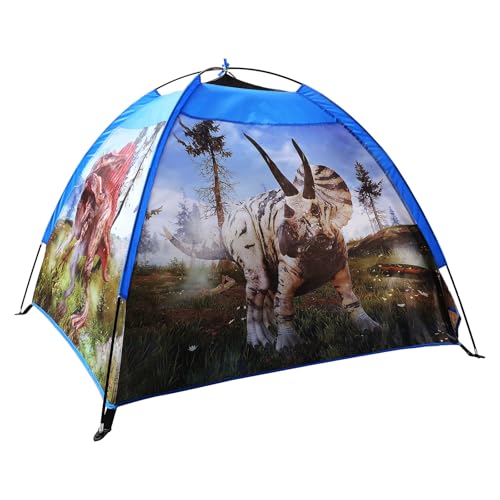 Kids' Dinosaur Discovery Play Tent - Foldable Indoor/Outdoor Playhouse, Perfect for Parties, Birthdays, and Toddler Gifts - Image 3