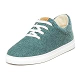 Gottstein Wool Walker 101 - Woll Sneaker für Damen & Herren aus 100% Schurwolle Oceangreen, 44 | Woll-Sneaker