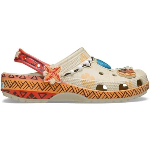 Crocs Unisex-Adult Disney Moana Classic Clogs Shoes for Women and Men Moana 5 Women/3 Men