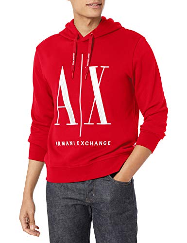 Armani Exchange Men's A|x Large Logo Hooded Sweatshirt