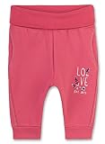 Sanetta Baby - Mädchen 114113 Jogginghose, per Pack Rosa (Winter Rose 3907), 74 (Herstellergröße: 74)