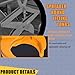 Heavy Duty Pipe Lifting Clamps, Horizontal Lifting Tool with Ring, 6600 lbs Capacity, Durable Equipment for Construction and Industrial Use, 2 Ton