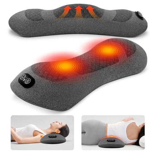 Triple Fusion Sciatica Back Massager for Spine 3 in 1 Sciatica Relief Devices with Heat Electric Lumbar Massager for Lower Back Pain Rechargeable Electric Lumbar Traction Massage Device