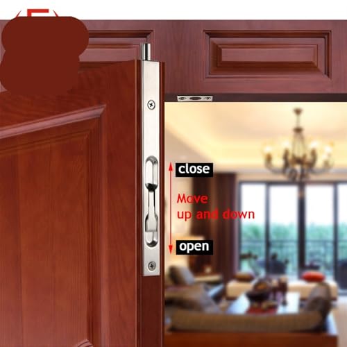 Verrou de porte caché 8 pouces en acier inoxydable bronze vert