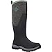 Muck Boots Women's Arctic Sport II Tall Fleece Lined Waterproof Pull on Boot, Black Check, 9