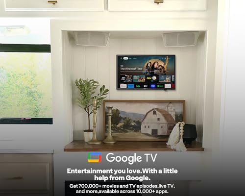 Image of SYLVOX Smart RV TV, 19 inch 12 Volt TVs for RV Camper DC /AC Powered HDTV, Compatible with Google OS, Support Download APPs, Google Assistant, Bluetooth WiFi, 9-32V Wide Voltage Protection