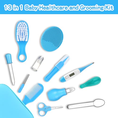 image for UHFi Baby Healthcare and Grooming Kit, Portable Baby Safety Care Set, 