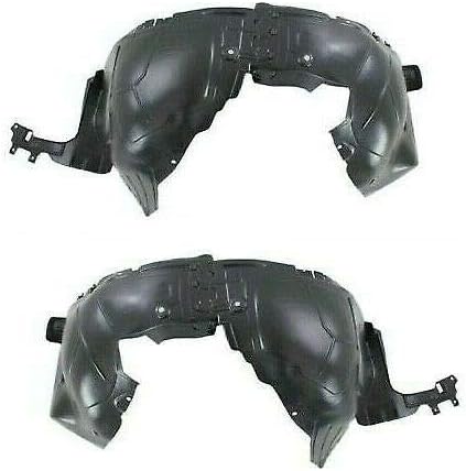 Parts N Go 2013-2015 Malibu Front Driver & Passenger Side Fender Liner Set - 23401038 GM1249235