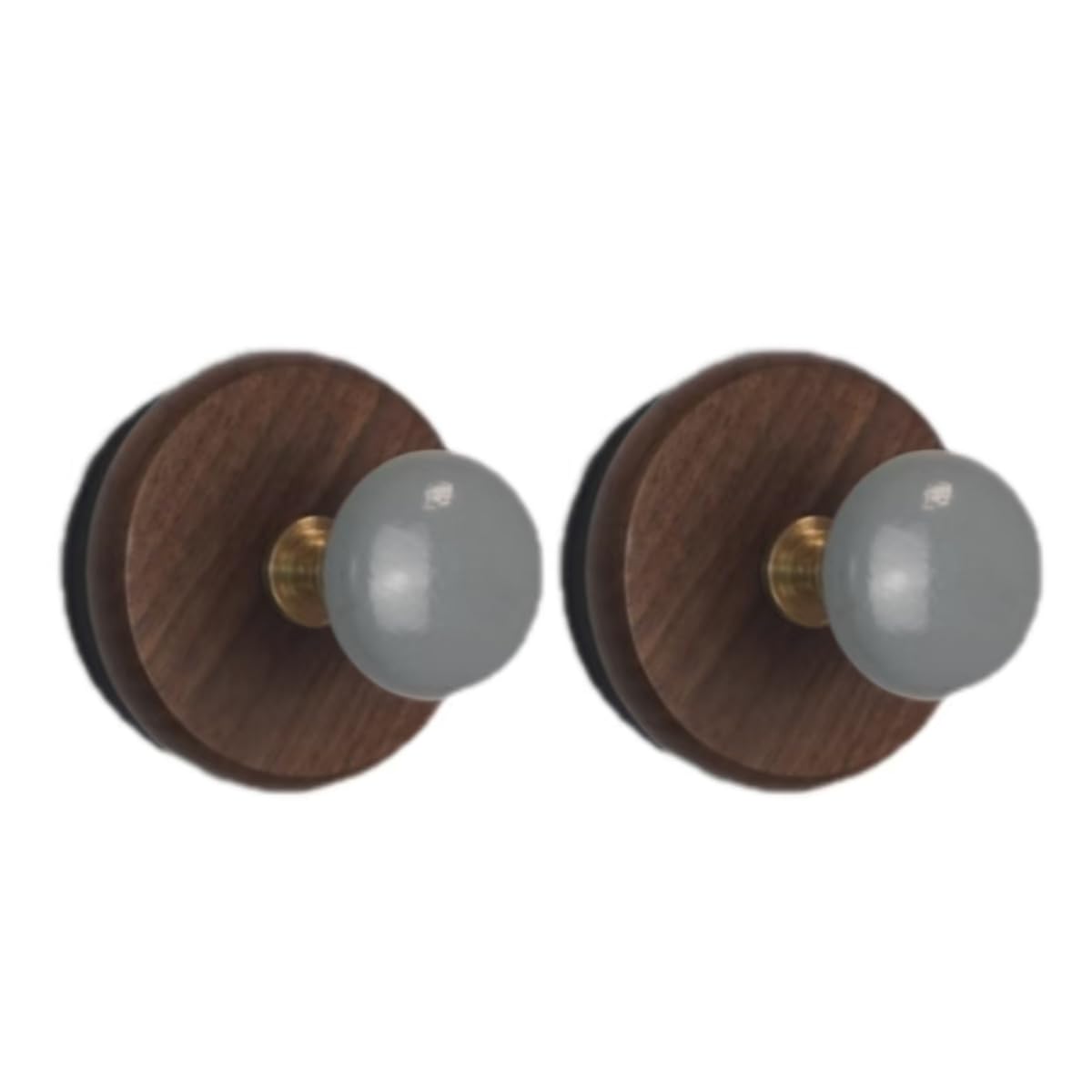 2 Pcs Colorful Magnetic Hooks Heavy Duty Magnet Hook Strong Neodymium Magnetic Coat Hooks Magnetic Hanger for Refrigerator, Metal Door, Locker for Hanging Towel, Coat, Bag, Umbrella (Gray)