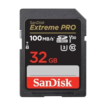 SanDisk Cartão de memória 32GB Extreme PRO SDHC UHS-I - C10, U3, V30, 4K UHD, cartão SD -...