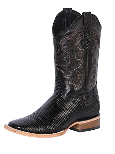 Botas de Armadillo Grabado Horma Rodeo Cuadrada, Western Boots Men's Style rodeo Square toe authentic leather print