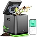 GoveeLife Smart Electric Composter for Kitchen, 3L Compost Bin Indoor with App & Voice Control, Auto-Cleaning, 3 Modes, Turn Food Waste to Fertilizer for Garden, Food Waste Compost Machine