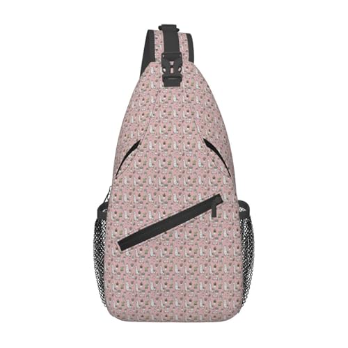 Sac à dos croisé homme alpaga et cactus pour la randonnée