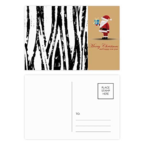Cartes postales Père Noël Brushwork pour écrire vos voeux en famille