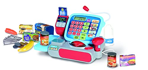Casdon-Supermarket-Interactive-Toy-Shopping-Till-for-Children-Aged-3-Includes-Working-Calculator-Microphone-Scanner-More
