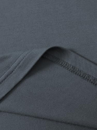 Latuza Men's Bamboo Viscose Hooded Pajama Top Long Sleeve Sleep Shirt3