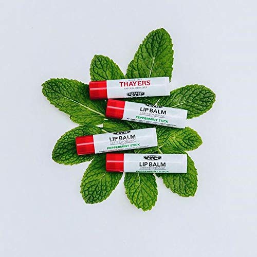 Thayers Organic Slippery Elm Lip Balm, Peppermint Stick, .15 Ounce