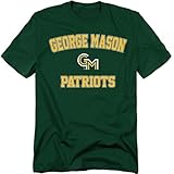 LOGOVISION George Mason University Campus Classic Unisex Adult T Shirt, Hunter Green, Large