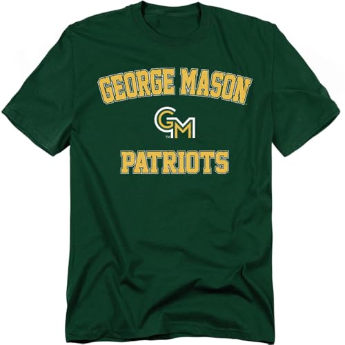 LOGOVISION George Mason University Campus Classic Unisex Adult T Shirt, Hunter Green, Large