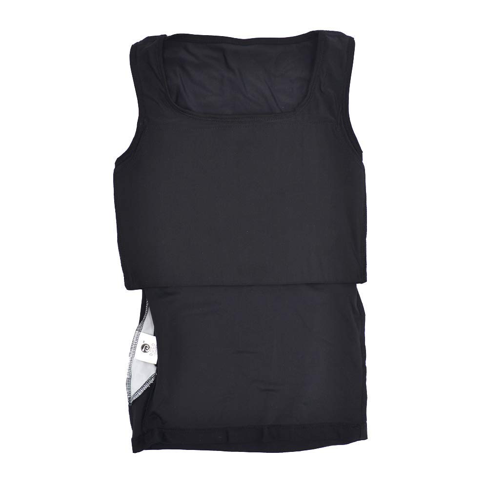 BaronHong Trans Lesbian Tomboy Brustbinder Badebekleidung Set Top Badehosen