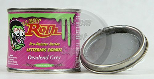 Lil' Daddy Roth 1/4 Pint Pinstriping Enamel - DeadEnd Grey