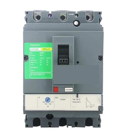 Disjoncteur boîtier moulé CVS160B 3P 160A type B pour protéger vos moteurs