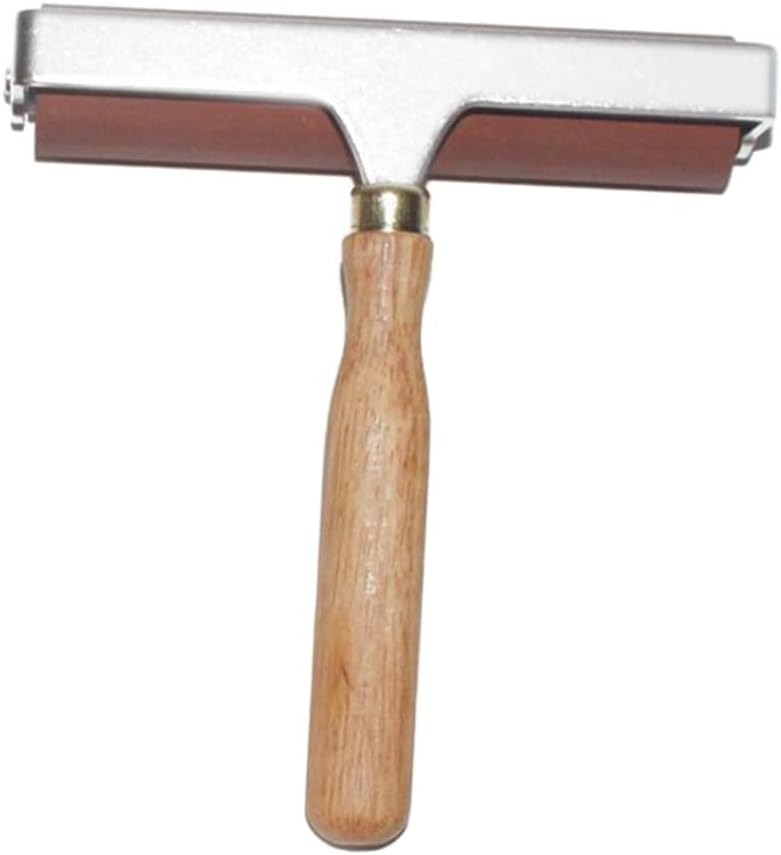 JSEIAJB Heavy Duty Soft Rubber Brayer Roller, Ink Applicator Roller, Brush Art Craft for Printing Oil Painting Wallpaper Tool