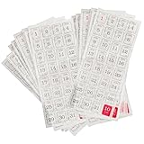UPKOCH 24枚 日付和紙 ダーシール 多機能プランナー 手帳用月間スケジュールタブ リーや会計用マークシール 学校 オ 携帯便利