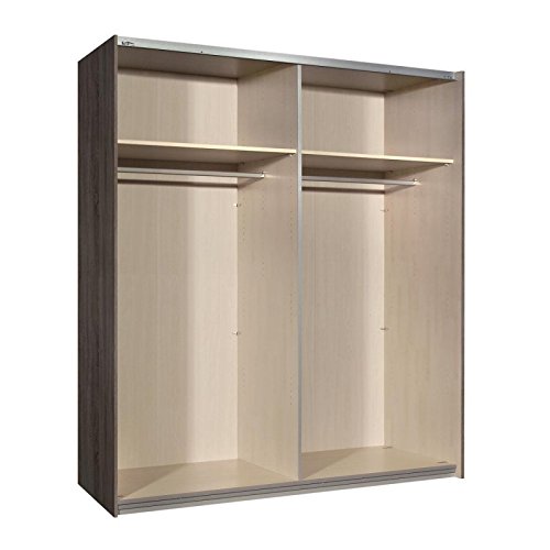 Webesto Schwebetürenschrank Switchbox 2-türig | In Trüffeleiche mit Spiegel | 195 x 220 x 69 cm - 4036876193740 Webesto Schwebetürenschrank Switchbox 2-türig | In Trüffeleiche mit Spiegel | 195 x 220 x 69 cm