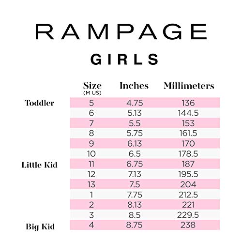 Rampage Toddler Girls Sandals - Glitter Open Toe Sandals With Double Buckle Straps, Size 8 Toddler, Fuchsia #TOP6