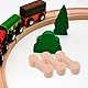 Toyvian 16 Stück Hundeknochen Gleisverbinder Wooden Train Track ZubehöR Holzschienen VerbindungsstüCke Eisenbahngleise Kompatibel für Kinder DIY Spielzeug Kreative Gleisgestaltung ZubehöR