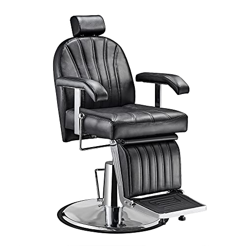 Classic Hydraulic Barber Chair Black