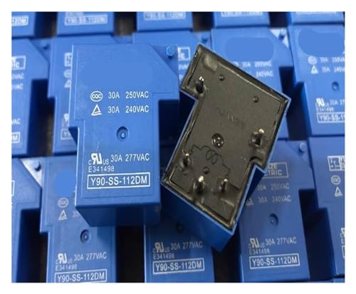 Relais électromécanique T90-1A-5P-12V-30A composant unitaire