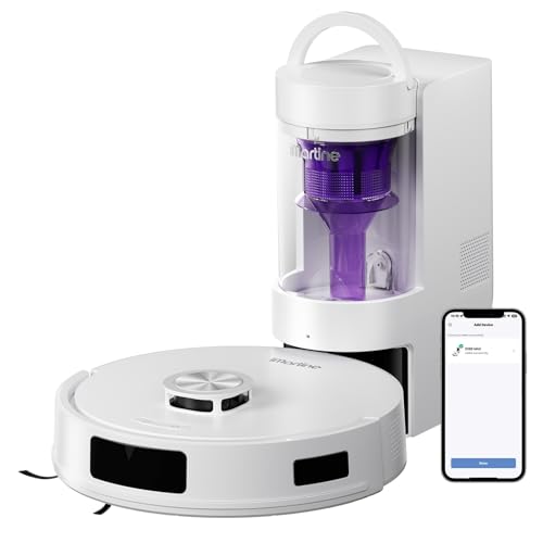 Image of Robot Vacuum and Mop Combo, Robot Vacuum Cleaner with Bagless Self Emptying Station, 18000Pa Suction, LiDAR Navigation, ideal for Pet Hair, Carpet & Hard Floor, Compatible with App/Alexa/Voice Control