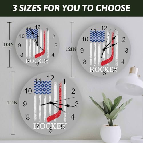 Reloj de Pared Redondo de PVC YOKOU 9.8 pulgadas miniatura 6