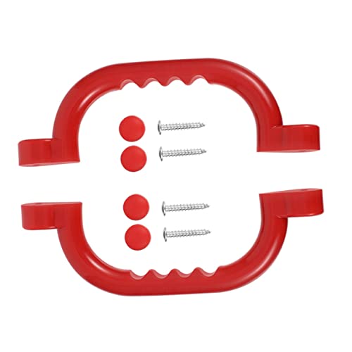 YARNOW 1 Set Outdoor Playground Safety Handle Non Slip Plastic Grips for Durable Material Easy Installation for Climbing Frames Tree Houses and Bunk Beds