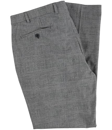 Calvin Klein Men's Slim-Fit Performance Dress Pants (Black/White, 32Wx32L)3