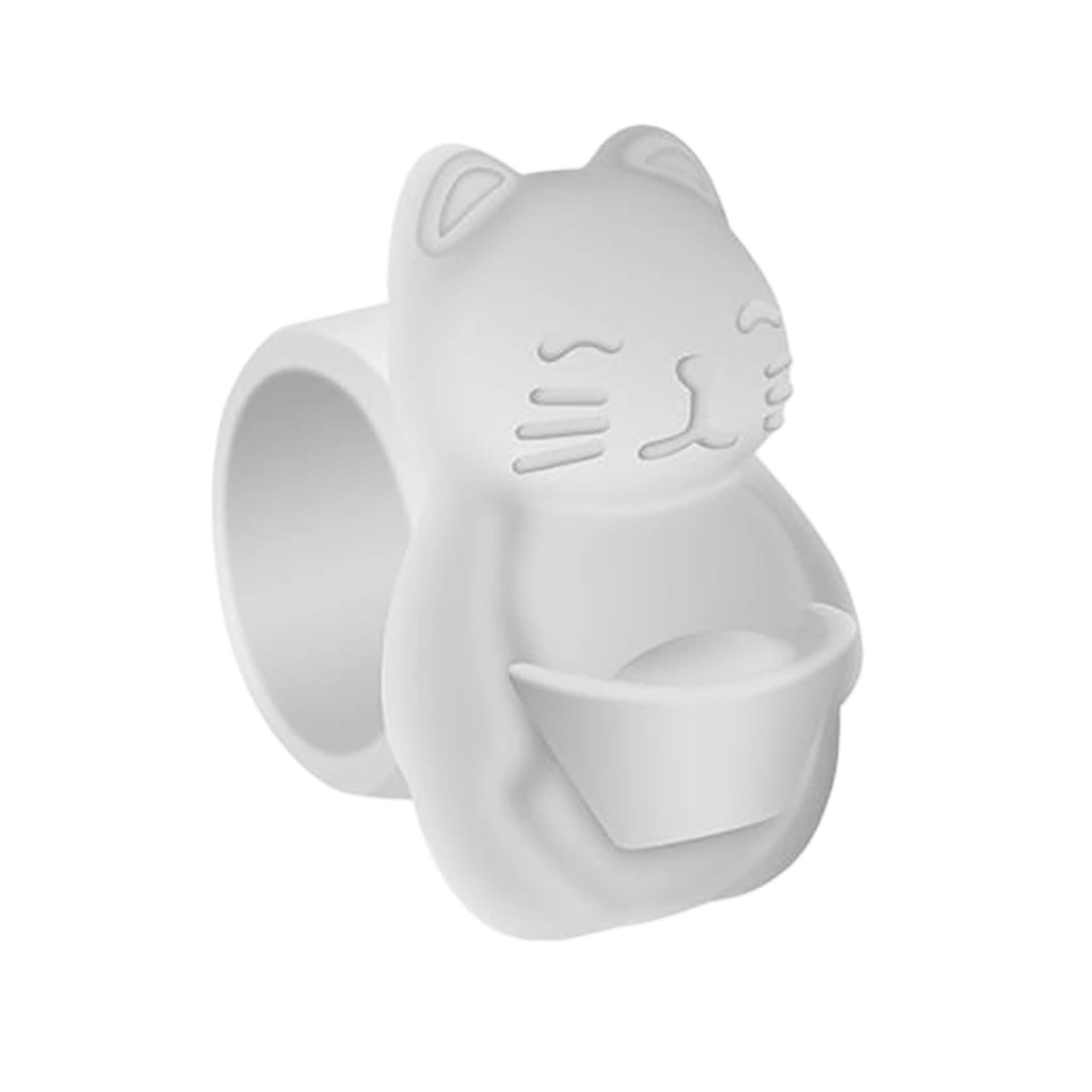 Fortune Cat Door Stopper Wall Protector Shock Absorbing Elephant Door Stops Wall Shield Cushion Adhesive Free Wall Bumper Guard