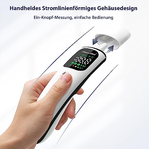 Fieberthermometer, berührungsloses Stirn-Ohrthermometer für Babys, Kinder und Erwachsene