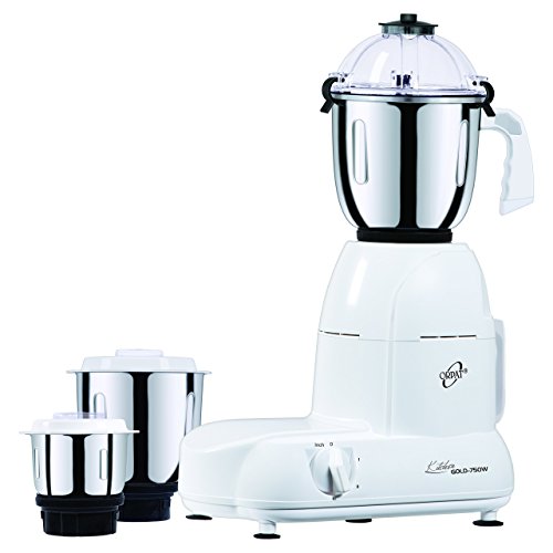 Orpat Kitchen Gold Mixer Grinder (White)
