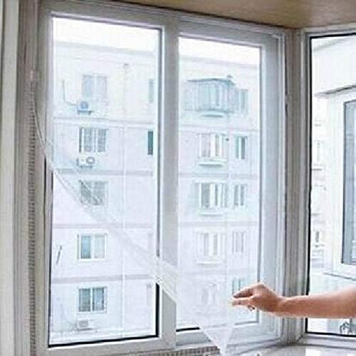 NszzJixo9 Window Screening,Mosquito Screens, Indoor Insect Fly Screen Curtain Mesh Bug Mosquito Netting Door Window 51.19"x59.06" (B)