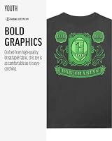 BL101 Youth Bag Chaser Baseball Graphic Tee for Boys - Gray, YM — image 7